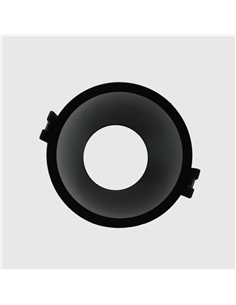 ARO GU10 POLICARBONATO REDONDO PRETO Maxled 29619 - 721.29619 2