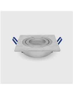 ARO P/GU10 QUADRADO AMOVÍVEL NIQUEL Maxled 17333 - 721.17333 2