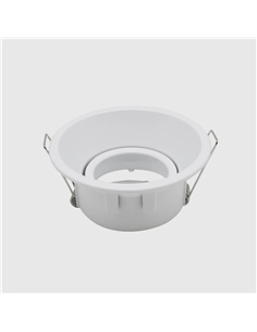 ARO P/GU10 REDONDO ORIENTAVEL 90º BRANCO AK-219 Maxled 17425 - 721.17425 2