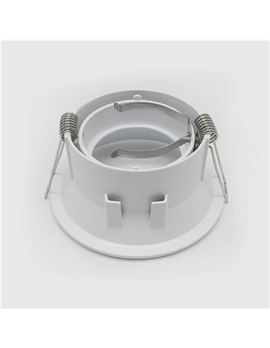 ARO P/GU10 REDONDO ORIENTAVEL 90º BRANCO AK-219 Maxled 17425 #2 - 721.17425