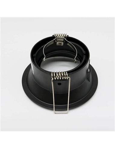 ARO P/GU10 REDONDO ORIENTAVEL 90º PRETO AK-219 Maxled 17432 #1 - 721.17432