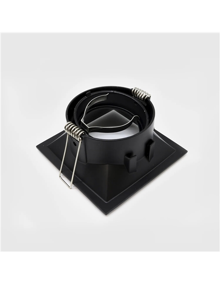 ARO P/GU10 QUADRADO ORIENTAVEL 90º PRETO AK-220 Maxled 17456 #1 - 721.17456