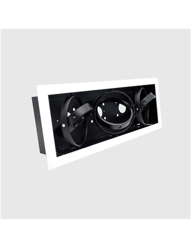 PROJETOR PARA 3X AR111 ALUMINIO Maxled 18101 - 721.18101