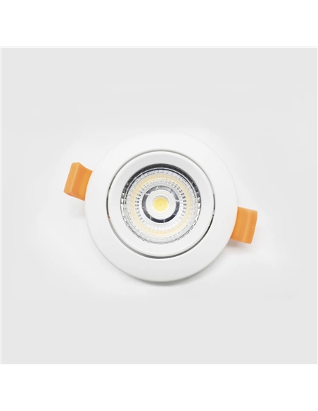 LED DOWN. SLIM BR REDONDO ORIENTAVEL 15W 3000K Maxled 18323 - 721.18323