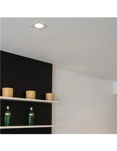 LED DOWN. SLIM BR QUADRADO ORIENTAVEL 20W 3000K Maxled 18385 - 721.18385