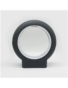 LED APLIQUE PAREDE CINZA 12W 3000K Maxled 19306 - 721.19306