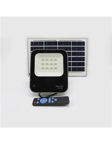 PROJETOR LED SOLAR IP65 30W 6500K Maxled 21484 #1 - 721.21484