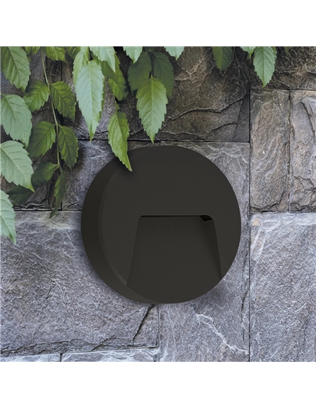 LED APLIQUE MURO GREY 3W 4000K PC1351 Maxled 22900 #1 - 721.22900