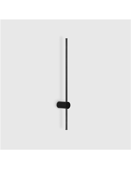 APLIQUE LED PAREDE PRETO 60CM 8W 3000K Maxled 34934 #1 - 721.34934