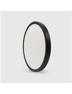 PLAFON LED REDONDO SUPER SLIM PRETO 36W 3CCT Maxled 35085 - 721.35085