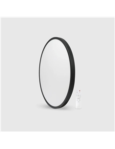 PLAFON LED RED. PRETO 64W 3CCT DIMÁVEL COMANDO Maxled 35108 - 721.35108