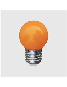 LED G45 E27 1W LARANJA Maxled 10983 - 721.10983