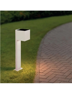 POSTE ALUMINIO 80CM BRANCO P/ CUBO LED SOLAR Maxled 36457 - 721.36457 2