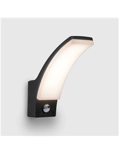APLIQUE LED PAREDE PRETO SENSOR MOV. 12W 3CCT  Maxled 36488 - 721.36488