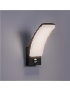 APLIQUE LED PAREDE PRETO SENSOR MOV. 12W 3CCT  Maxled 36488 - 721.36488 2