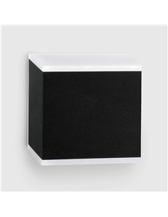 APLIQUE LED PAREDE PRETO 5W 3000K Maxled 36532 - 721.36532
