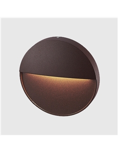 APLIQUE LED PAREDE REDONDO CORTEN 6.5W 3CCT Maxled 36563 - 721.36563 2
