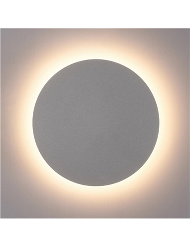 APLIQUE PAREDE RED. LUZ IND. BRANC 9W 3CCT IP54 Maxled 36679 #1 - 721.36679