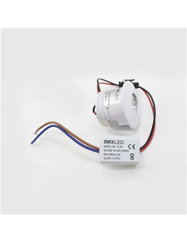 LED SPOT REDONDO COB 3W 4000K FIXO Maxled 15575 #2 - 721.15575