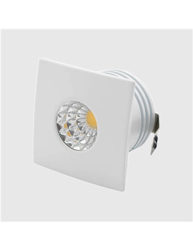 LED SPOT QUADRADO COB 3W 4000K FIXO Maxled 15605 - 721.15605