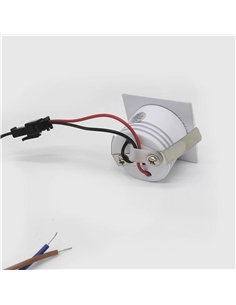 LED SPOT QUADRADO COB 3W 3000K FIXO Maxled 15612 - 721.15612 2
