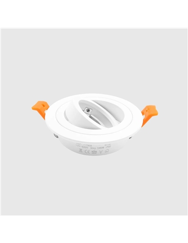ARO P/GU10 REDONDO AMOVÍVEL BRANCO Maxled 17302 #2 - 721.17302