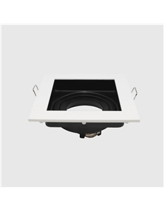 ARO P/GU10 QUADRADO ORIENTÁVEL BR/PR AK-748K/1 Maxled 17388 - 721.17388