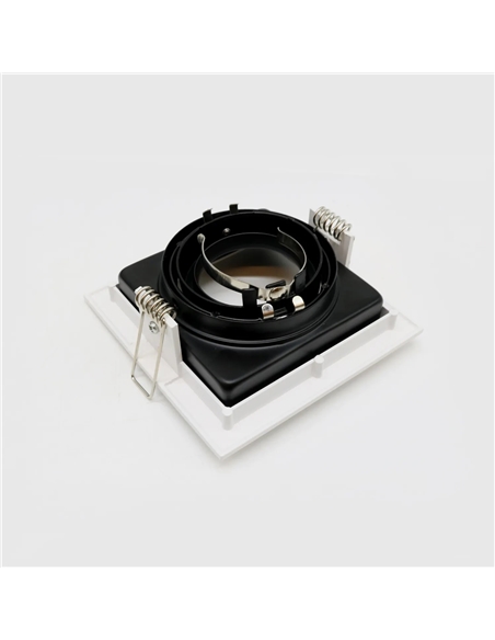 ARO P/GU10 QUADRADO ORIENTÁVEL BR/PR AK-748K/1 Maxled 17388 #1 - 721.17388