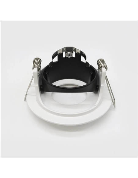 ARO P/GU10 REDONDO ORIENTAVEL 30º BRANCO AK-221 Maxled 17463 #1 - 721.17463