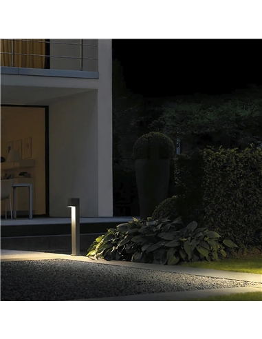 BALIZADOR JARDIM ANTRACITE 50CM 10W 3CCT Maxled 36815 - 721.36815