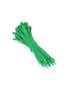 ABRAÇADEIRA FIVELA NYLON 140x3,5 VERDE [Emb. 100] - AFV-03