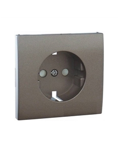 CENTRO SCHUKO C/OBTURADOR PLATINA 50632TPL - 50632TPL