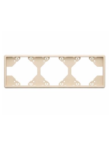 ESPELHO TRIPLO HORIZONTAL MARFIM 50931TMF - 50931TMF