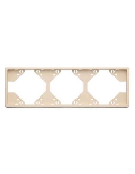 ESPELHO TRIPLO HORIZONTAL MARFIM 50931TMF - 50931TMF