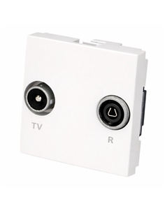 TOMADA RTV ESTRELA 2 MOD BRANCA 45533SBR - 45533SBR 2
