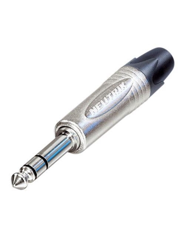 FICHA JACK 6.35MM MACHO NIQUELADA STEREO NEUTRIK - NP3X