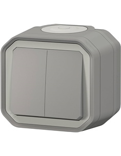 Plexo New IP55 Comutador Lustre Cinzento Legrand 069714L - 069714L