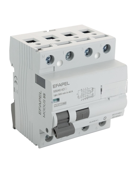 INTERRUPTOR DIF. 4P 300MA AC 40A 556404DC - 556404DC