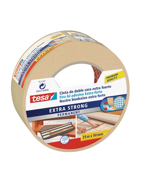 Fita dupla face TESA para ALCATIFAS 25MT x 50mm - 88817442950