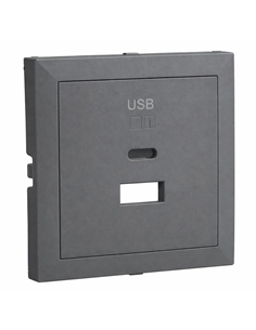 CENTRO CARREGADOR DUPLO USB TIPO A+C GRIS 90674TIS - 90674TIS