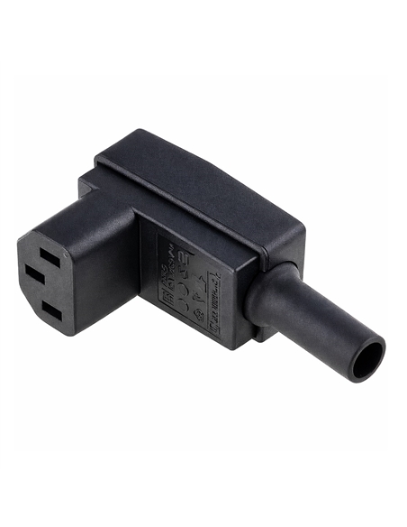 Ficha IEC 60320 C13 fêmea 3-Pinos 10A 90º Bulgin PX0588 - 500-PX0588
