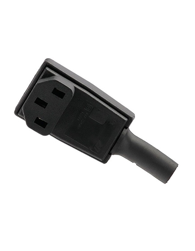 Ficha IEC 60320 C13 fêmea 3-Pinos 10A 90º Bulgin PX0588 #1 - 500-PX0588