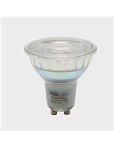 LAMPADA LED GU10 7.3W 4000K 1090lm 30º MAXLED 49709 - 721.49709