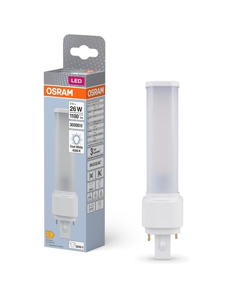 DULUX LED T26 EM/AC Mains V 9W 840 GX24d-3 4058075823310 #2 - OSR823310