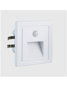 Balizador LED parede 2W 3000K c/ sensor branco MAXLED 39342 - 721.39342 2