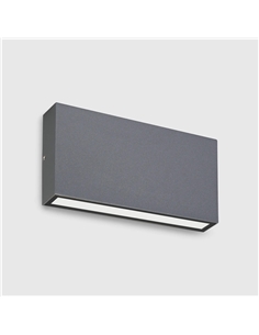 Aplique parede CCT3 2x5W 1190lm ANTRACITE MAXLED 38673 - 721.38673