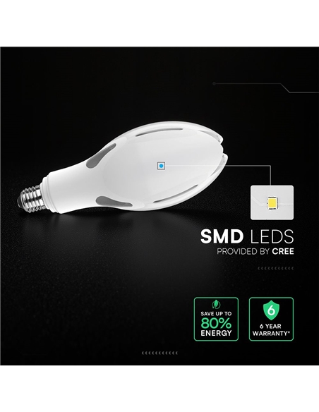 LAMPADA LED OLIVE E27 36W 6500K 4000Lm CREE V-TAC 21285-6 #2 - 89521285-6