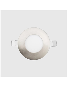 Painel Led Redondo Embut. AÇO ESCOVADO 5W 3CCT MAXLED 42960 - 721.42960