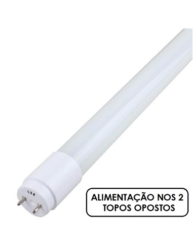 LAMPADA LED T8 1500MM 6000K LIGAÇÃO TOPOS OPOSTOS - T8V2-24W/2400LM/6K