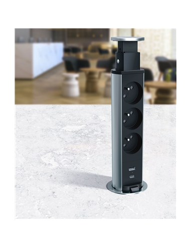 Incara Torre 60 3xSchuko+USB A+C 15W LEGRAND 654974 - 654974